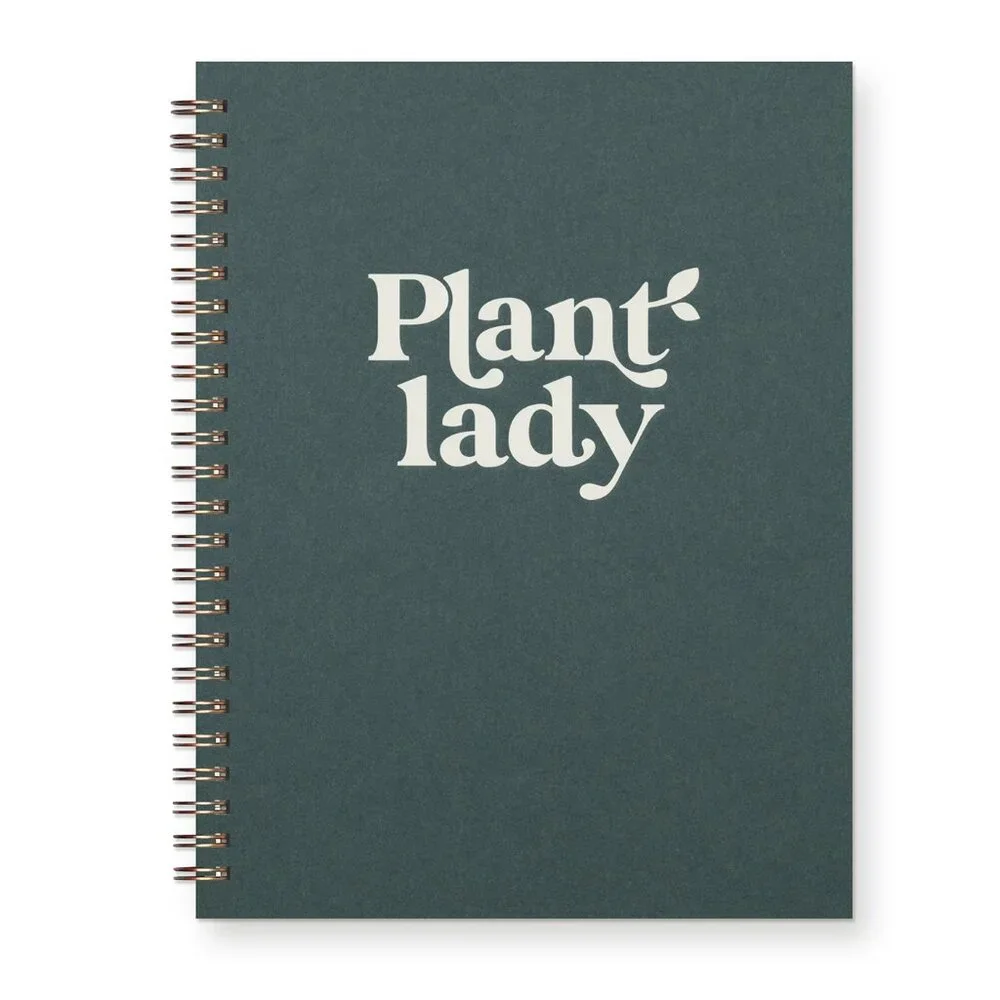 Green Plant Lady Spiral Notebook - Picture 6 of 9